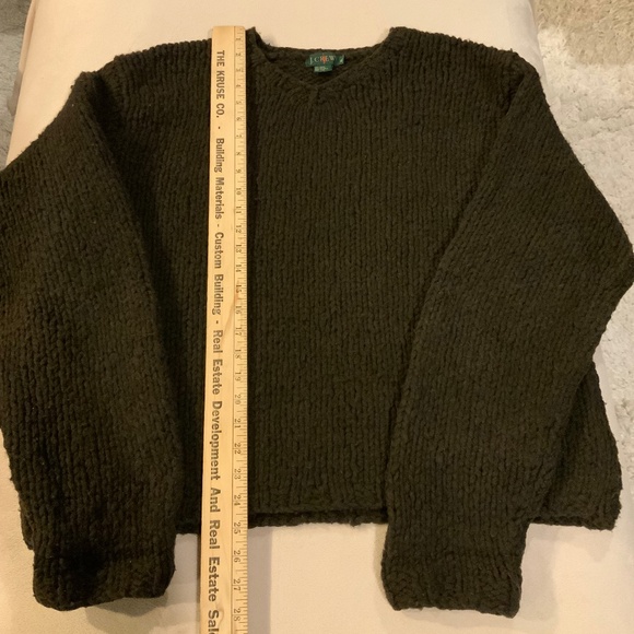 JCrew Brown XL Knit Sweater Quality Scandi Coastal Grandpa Normcore Y2K - Picture 3 of 5